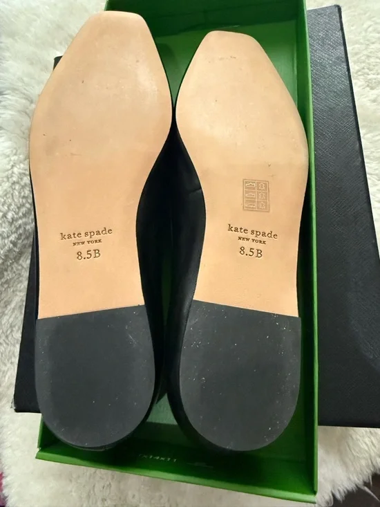 Kate Spade Bow Tie Flats black Size 8.5 NIB - Picture 5 of 5